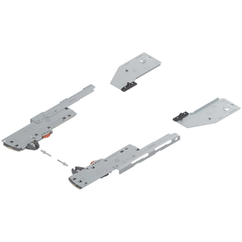 zestaw (Jednostka TIP-ON BLUMOTION + Zabierak + Adapter), do LEGRABOX, Typ L1, dł. NL=350-600 mm, Całkowita waga szuflady=0-20 kg, prawy+lewy