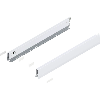 Bok MERIVOBOX, wysokość N (68.5 mm), dł.=550 mm, lewy/prawy