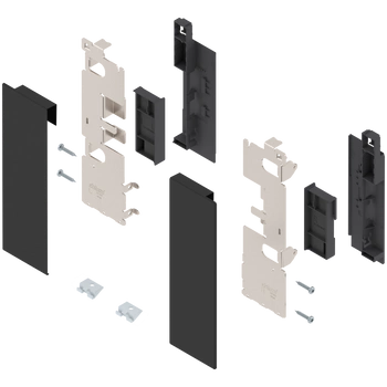 Mocowanie frontu LEGRABOX , wys. C, do szuflady wewnętrznej z elementami dekoracyjnymi, lewe/prawe, do LEGRABOX free