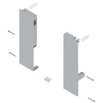 Mocowanie frontu TANDEMBOX , wys. D, do szuflady wewnętrznej z pojedynczym relingiem, lewe/prawe, do TANDEMBOX antaro