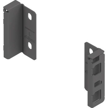 Uchwyt drewnianej ścianki tylnej MERIVOBOX, wys. M (108 mm), prawy+lewy