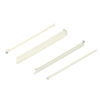 METABOX bok N (54 mm), Częściowy wysuw, 25 kg, dł.=550 mm, wersja na wcisk, lewy/prawy