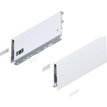 Bok MERIVOBOX, wysokość K (129 mm), dł.=300 mm, lewy/prawy