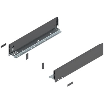Bok LEGRABOX, wysokość M (90.5 mm), dł.=450 mm, lewy/prawy, do LEGRABOX pure
