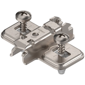 CLIP prowadnik, krzyżakowy, 3 mm, Stal, z kołkiem rozporowym EXPANDO, RW: otwór podłużny