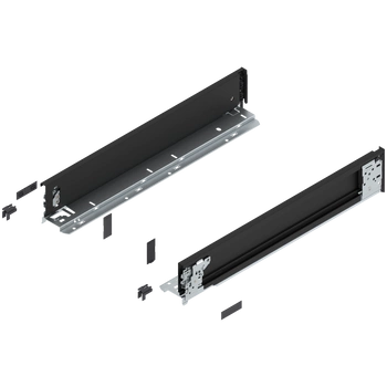 Bok LEGRABOX (za korpusem), wysokość M (90.5 mm), dł.=500 mm, lewy/prawy, do LEGRABOX pure