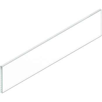 MERIVOBOX element dekoracyjny - bok, wysokość E (95 mm), dł.=500 mm, Szkło