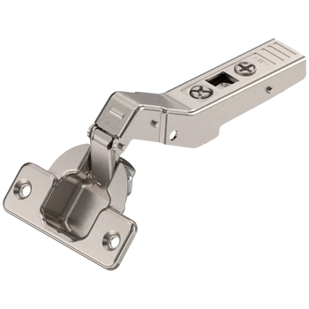 CLIP top zawias kątowy 45° I，częściowo nakładany, bez sprężyny, puszka: na wkręty