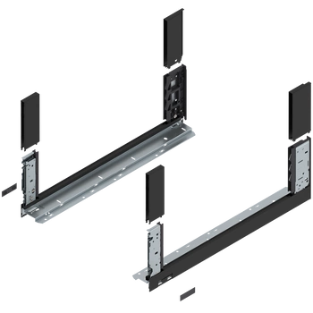 Bok szuflady LEGRABOX, wysokość C (177 mm), dł.=550 mm, lewy/prawy, do LEGRABOX free