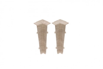 Narożnik wewn. do listwy przypodłogowej Hi Line 23,4x75mm 1kpl=2szt Cezar Dąb Belweder Matowe