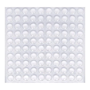 Odbojniki samoprzylepne 8x2mm, przezroczyste, blister 100szt, GAMET