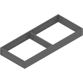 AMBIA-LINE  ramki do szuflady standardowej, do LEGRABOX/MERIVOBOX, stal, dł.=500 mm, szerokość=200 mm