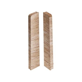 Zaślepki para do listwy przypodłogowej MASTERLINE 13x80mm 1kpl=2szt(L+P) Cezar Marsylia Matowe