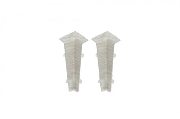 Narożnik wewn. do listwy przypodłogowej Hi Line 23,4x75mm 1kpl=2szt Cezar Jesion Santiago Matowe