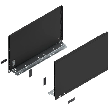 Bok szuflady LEGRABOX, wysokość F (241 mm), dł.=400 mm, lewy/prawy, do LEGRABOX pure