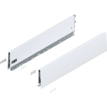 Bok MERIVOBOX, wysokość K (129 mm), dł.=550 mm, lewy/prawy
