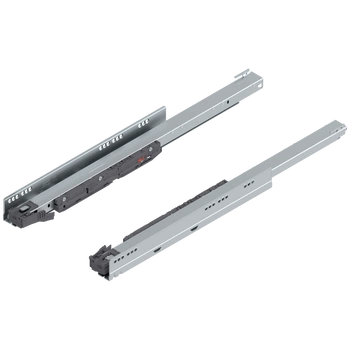 Prowadnica korpusu LEGRABOX Zint. BLUMOTION / odpowiedni do TOB / odpowiedni do SERVO-DRIVE, pełny wysuw, 40 kg, dł.=600 mm, lewa/prawa