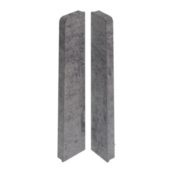 Zaślepki para do listwy przypodłogowej MASTERLINE 13x80mm 1kpl=2szt(L+P) Cezar Greystone Matowe