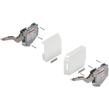 AVENTOS HK-S do małych frontów uchylnych, siłownik (zestaw), współczynnik mocy=220-500 przy 2 szt., na wkręty, do TIP-ON