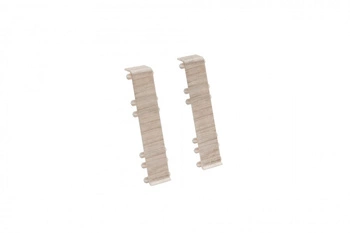 Łącznik listwy do listwy przypodłogowej Hi Line 23,4x75mm 1kpl=2szt Cezar Dąb Alcanta Matowe