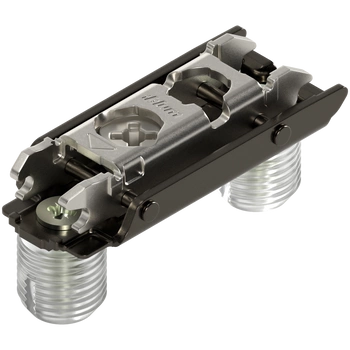 CLIP prowadnik, prosty, 0 mm, Stal, RW: mimośród