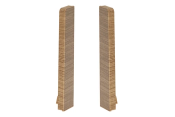 Zaślepki para do listwy przypodłogowej MASTERLINE 13x80mm 1kpl=2szt(L+P) Cezar Cinnamon Matowe