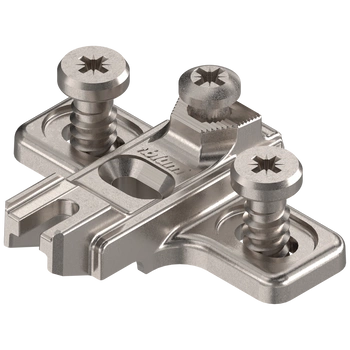 MODUL prowadnik, krzyżakowy, 3 mm, Cynk, na zamontowane wkręty EURO , RW: otwór podłużny