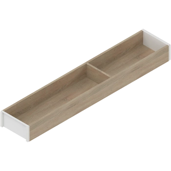 AMBIA-LINE  ramki do szuflady standardowej, do LEGRABOX/MERIVOBOX, w opcji drewnopodobnej, dł.=550 mm, szerokość=100 mm