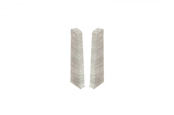 Zaślepki para do listwy przypodłogowej Hi Line 23,4x75mm 1kpl=2szt(L+P) Cezar Jesion Santiago Matowe