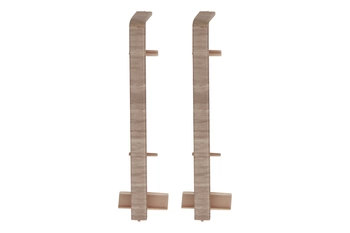 Łącznik listwy do listwy przypodłogowej MASTERLINE 13x80mm 1kpl=2szt Cezar Light Coffee Matowe
