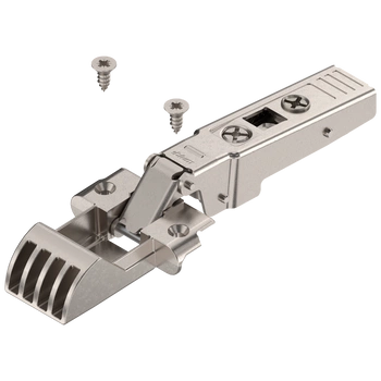 CLIP top zawias do ram alumin. 95°，Drzwi nakładane, puszka: na wkręty, (zawias zamknięty)