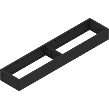 AMBIA-LINE  ramki do szuflady standardowej, do LEGRABOX/MERIVOBOX, stal, dł.=500 mm, szerokość=100 mm