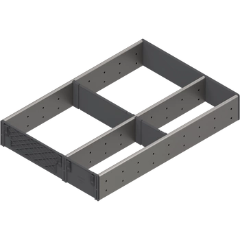 ORGA-LINE wkład z przegródkami (częściowe wypełnienie), do szuflady standardowej TANDEMBOX, dł. NL=450 mm, szer. korpusu KB=400 mm, szer.=291 mm