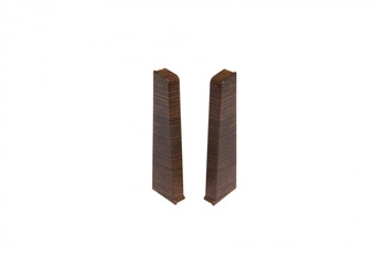 Zaślepki para do listwy przypodłogowej Hi Line 23,4x75mm 1kpl=2szt(L+P) Cezar Hikory Matowe