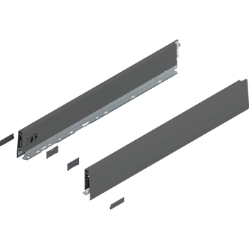 Bok MERIVOBOX, wysokość M (91 mm), dł.=600 mm, lewy/prawy