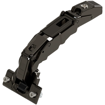 CLIP top Zawias z szerokim kątem otwarcia i zerowym uskokiem 155°，Drzwi nakładane, bez sprężyny, puszka: na wkręty