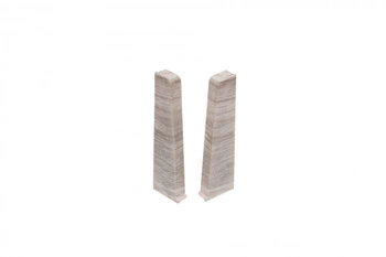 Zaślepki para do listwy przypodłogowej Hi Line 23,4x75mm 1kpl=2szt(L+P) Cezar Dąb Hokaido Matowe