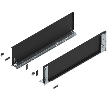 Bok szuflady LEGRABOX (za korpusem), wysokość C (177 mm), dł.=650 mm, lewy/prawy, do LEGRABOX pure
