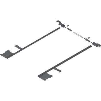 MOVENTO Stabilizacja boczna, dł.=600 mm, KB=1400 mm, pełen wysuw, do przycięcia
