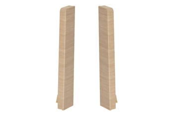 Zaślepki para do listwy przypodłogowej MASTERLINE 13x80mm 1kpl=2szt(L+P) Cezar Siena Matowe