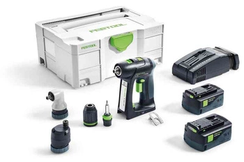 Festool akumulatorowa wiertarko-wkrętarka 18 V C 18 Li 5,2-Set
