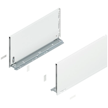 Bok szuflady LEGRABOX, wysokość F (241 mm), dł.=450 mm, lewy/prawy, do LEGRABOX pure