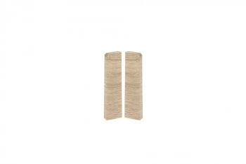Zaślepki para do listwy przypodłogowej MASTERLINE 15x60mm 1kpl=2szt(L+P) Cezar RockyKanada Matowe