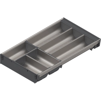 ORGA-LINE wkład z pojemnikami (częściowe wypełnienie), do szuflady standardowej TANDEMBOX, dł. NL=500 mm, szer. korpusu KB=400 mm, szer.=280 mm