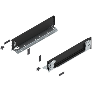 Bok LEGRABOX (za korpusem), wysokość M (90.5 mm), dł.=400 mm, lewy/prawy, do LEGRABOX pure