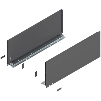 Bok szuflady LEGRABOX, wysokość F (241 mm), dł.=600 mm, lewy/prawy, do LEGRABOX pure