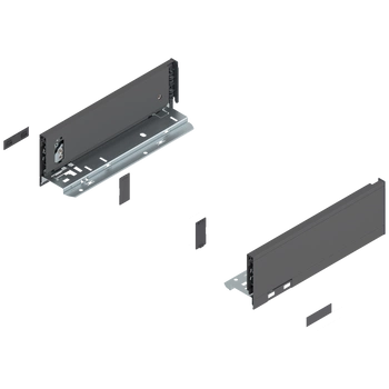 Bok LEGRABOX, wysokość M (90.5 mm), dł.=270 mm, lewy/prawy, do LEGRABOX pure