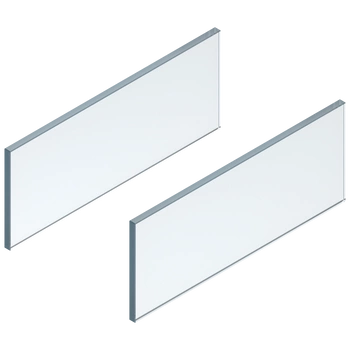 LEGRABOX element dekoracyjny - bok, wysokość C (138 mm), dł.=450 mm, Szkło, 2 szt. w kpl. , do LEGRABOX free