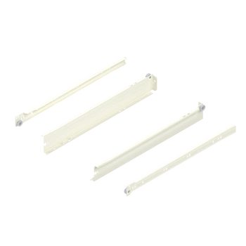 METABOX bok N (54 mm), Częściowy wysuw, 25 kg, dł.=450 mm, wersja na wcisk, lewy/prawy