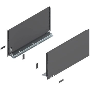 Bok szuflady LEGRABOX, wysokość F (241 mm), dł.=450 mm, lewy/prawy, do LEGRABOX pure
